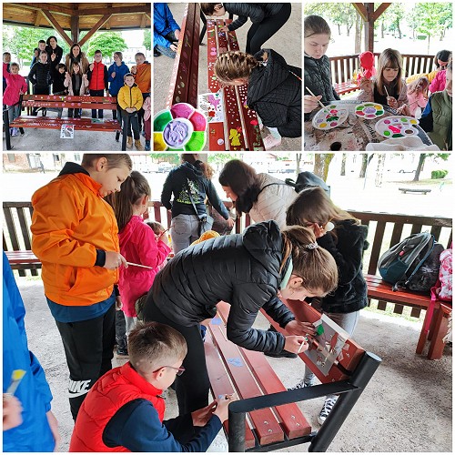 Radionica oslikavanja klupe